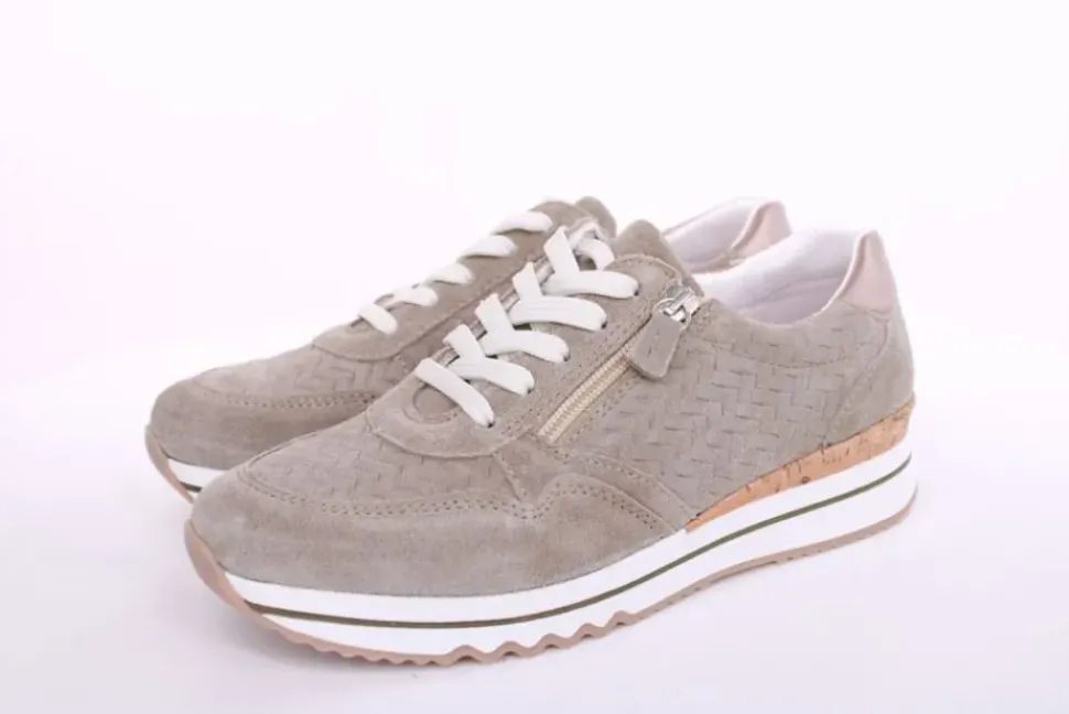ACO CLAIRE 18 Damen Sneaker Nubukleder Wechselfußbett grün S13 1207/9976