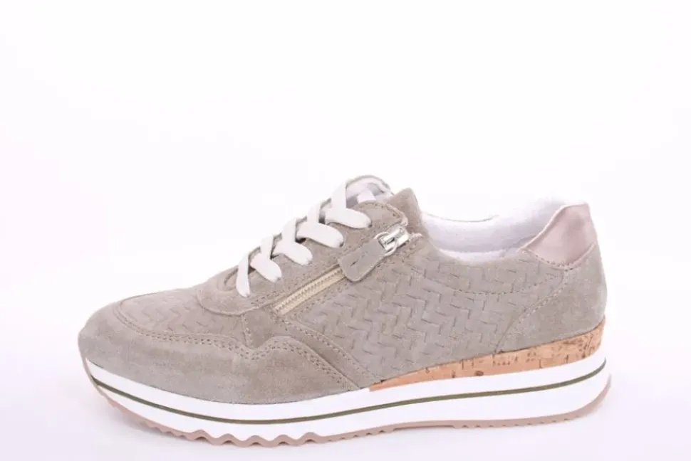 ACO CLAIRE 18 Damen Sneaker Nubukleder Wechselfußbett grün S13 1207/9976