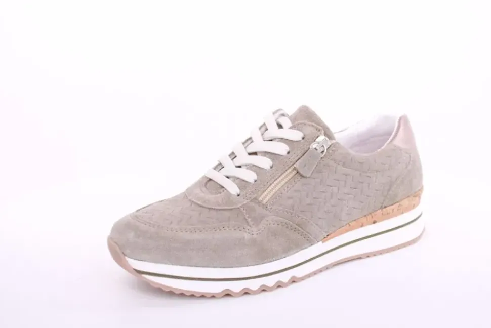 ACO CLAIRE 18 Damen Sneaker Nubukleder Wechselfußbett grün S13 1207/9976