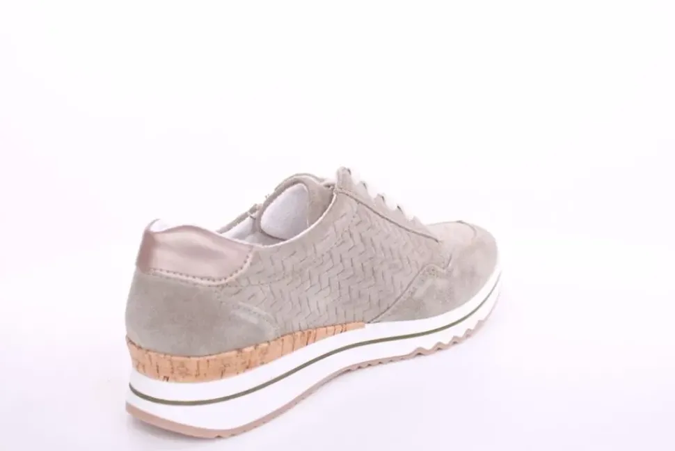 ACO CLAIRE 18 Damen Sneaker Nubukleder Wechselfußbett grün S13 1207/9976