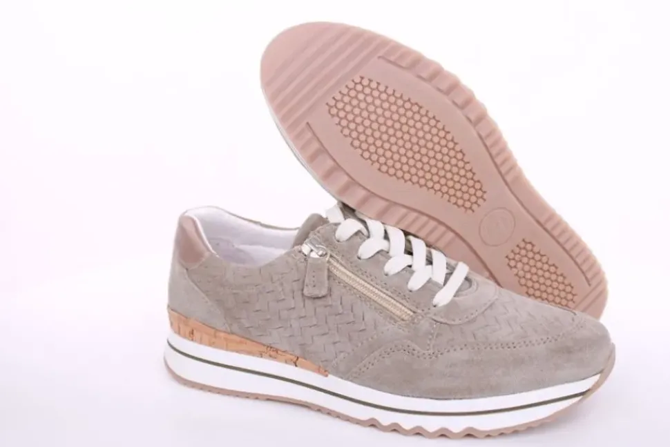 ACO CLAIRE 18 Damen Sneaker Nubukleder Wechselfußbett grün S13 1207/9976
