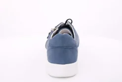 ACO Damen Sneaker Halbschuh K- Weite Wechselfußbett beige blau S14 1420/11614
