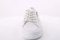 ACO Damen Sneaker Halbschuh Leder K- Weite Wechselfußbett weiß S14 1420/11617
