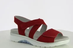 Aco Sandale Sunny 12 Klettverschluß Leder rot 950/8972