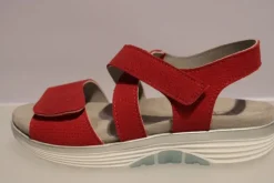 Aco Sandale Sunny 12 Klettverschluß Leder rot 950/8972