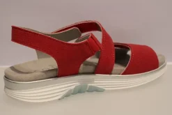 Aco Sandale Sunny 12 Klettverschluß Leder rot 950/8972