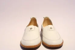 ACO Slipper Cindy leder weiß 341/9501