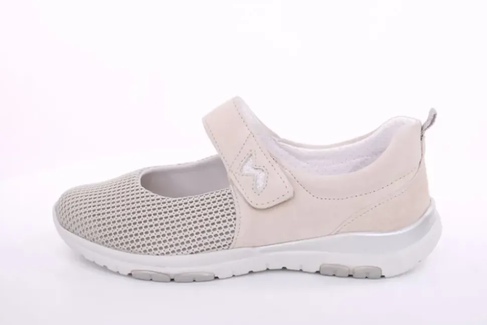 ACO Slipper Riemchneballerina SONIA braun 857/9179