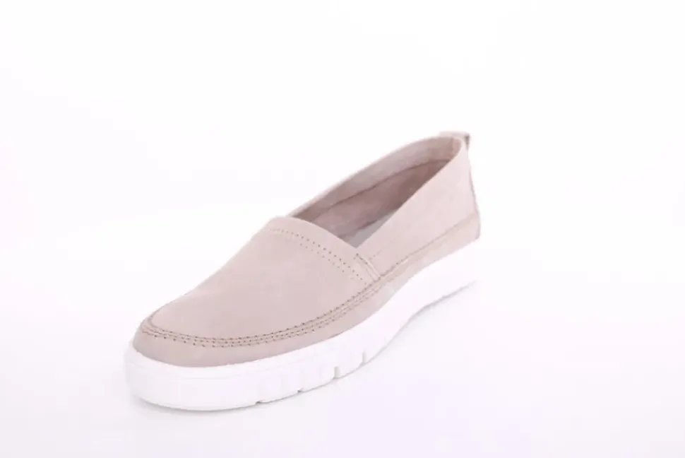 ACO TILDA 06 Damen Slipper Leder weiß, grau S13 1295/10916