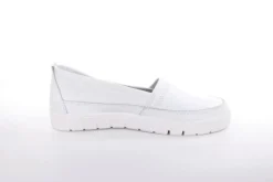 ACO TILDA 06 Damen Slipper Leder weiß, grau S13 1295/10916