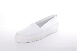 ACO TILDA 06 Damen Slipper Leder weiß, grau S13 1295/10916