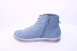 Andrea Conti Sneaker Leder High Reißverschluss 341500