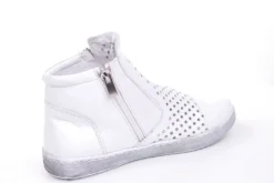 Andrea Conti Sommer- Stiefel Stiefelette Leder durchbrochen weiß S12  0349615001