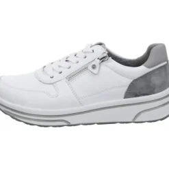 ARA SAPPORO Sneaker Reißverschluss Leder weiß 1232440