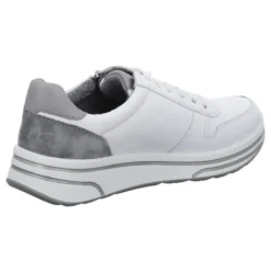 ARA SAPPORO Sneaker Reißverschluss Leder weiß 1232440