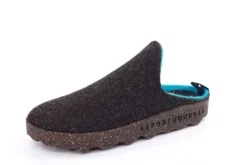 ASPORTUGUESAS Damen Pantolette Wolle Kork vegan Nachhaltig grau S22 P018023016