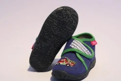 Beck Hausschuh Jungen Feuerwehr blau 677/34
