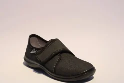 Beck Hausschuh Jungen Klettverschluss schwarz 550/02