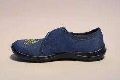 Beck Hausschuh Jungen Traktor blau 3005/34