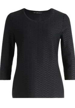 Betty Barclay Basic 3/4 Arm Shirt BLAU / SCHWARZ / WEIß 21582794
