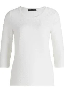 Betty Barclay Basic 3/4 Arm Shirt BLAU / SCHWARZ / WEIß 21582794