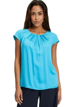 Betty Barclay Blusentop Rundhals blau S14 86612409