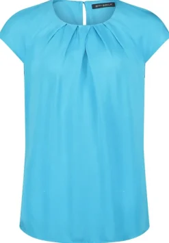 Betty Barclay Blusentop Rundhals blau S14 86612409