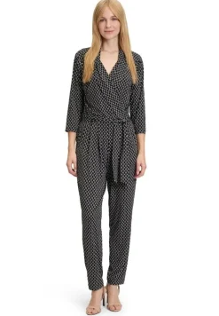Betty Barclay gemusterter Jumpsuit SCHWARZ/BEIGE 68202742