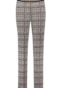 Betty Barclay Karo-Hose 7/8 Länge grau/beige 60492878