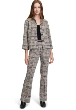 Betty Barclay Karo-Hose 7/8 Länge grau/beige 60492878