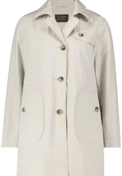 Betty Barclay Kurzmantel Reverskragen aufgesetzte Taschen beige, blau S14 76152036