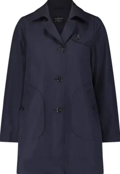 Betty Barclay Kurzmantel Reverskragen aufgesetzte Taschen beige, blau S14 76152036