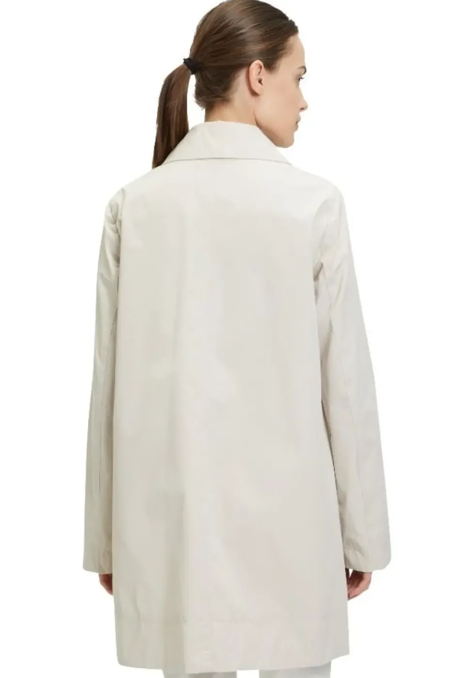 Betty Barclay Kurzmantel Reverskragen aufgesetzte Taschen beige, blau S14 76152036