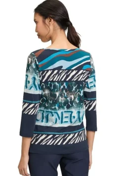 Betty Barclay Ringelshirt 3/4 Armlänge DUNKELBLAU GEMUSTERT 21862819