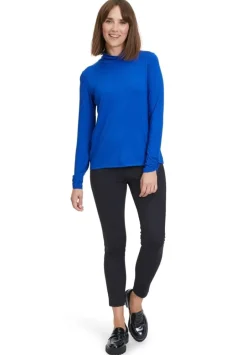 Betty Barclay Rollkragenshirt Raffung blau S23  28902063