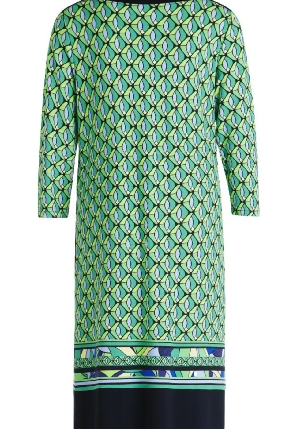 Betty Barclay Shirtkleid 3/4 Arm U- Boot Ausschnitt grün S14 15342531