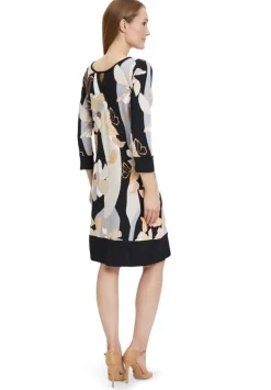Betty Barclay Shirtkleid Floraler- Print  3/4 Arm schwarz S23 14122165