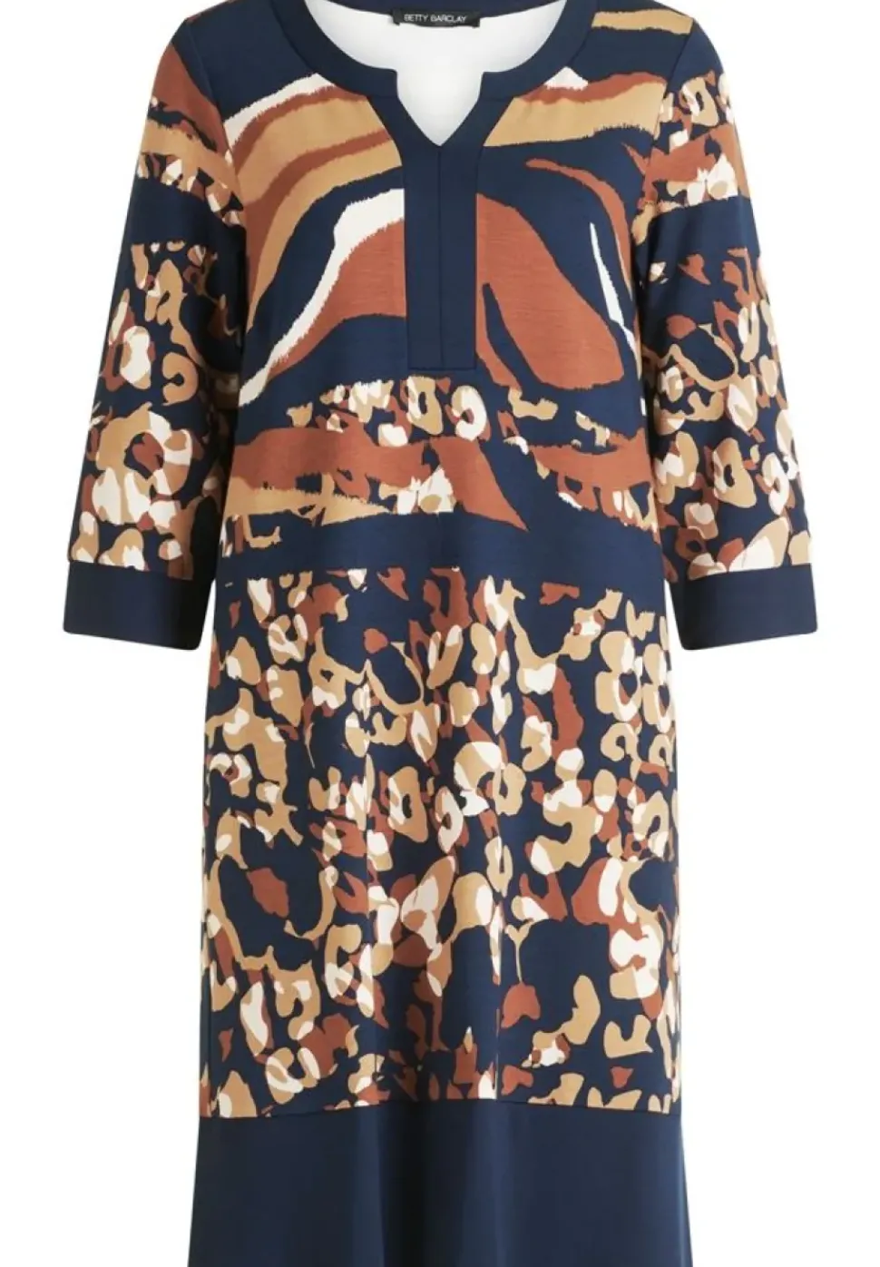 Betty Barclay Shirtkleid Print 3/4 Arm blau S23 14192166