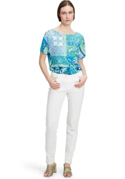 Betty Barclay Shirt oversize mit Aufdruck blau Paisley S14 20742081