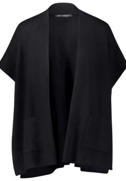 Betty Barclay Strick- Cape Seitenschlitze schwarz S23 50021036