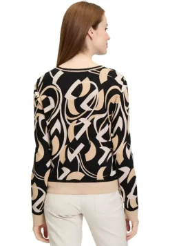 Betty Barclay Strick-Cardigan SCHWARZ/BEIGE PATTERN 52071021