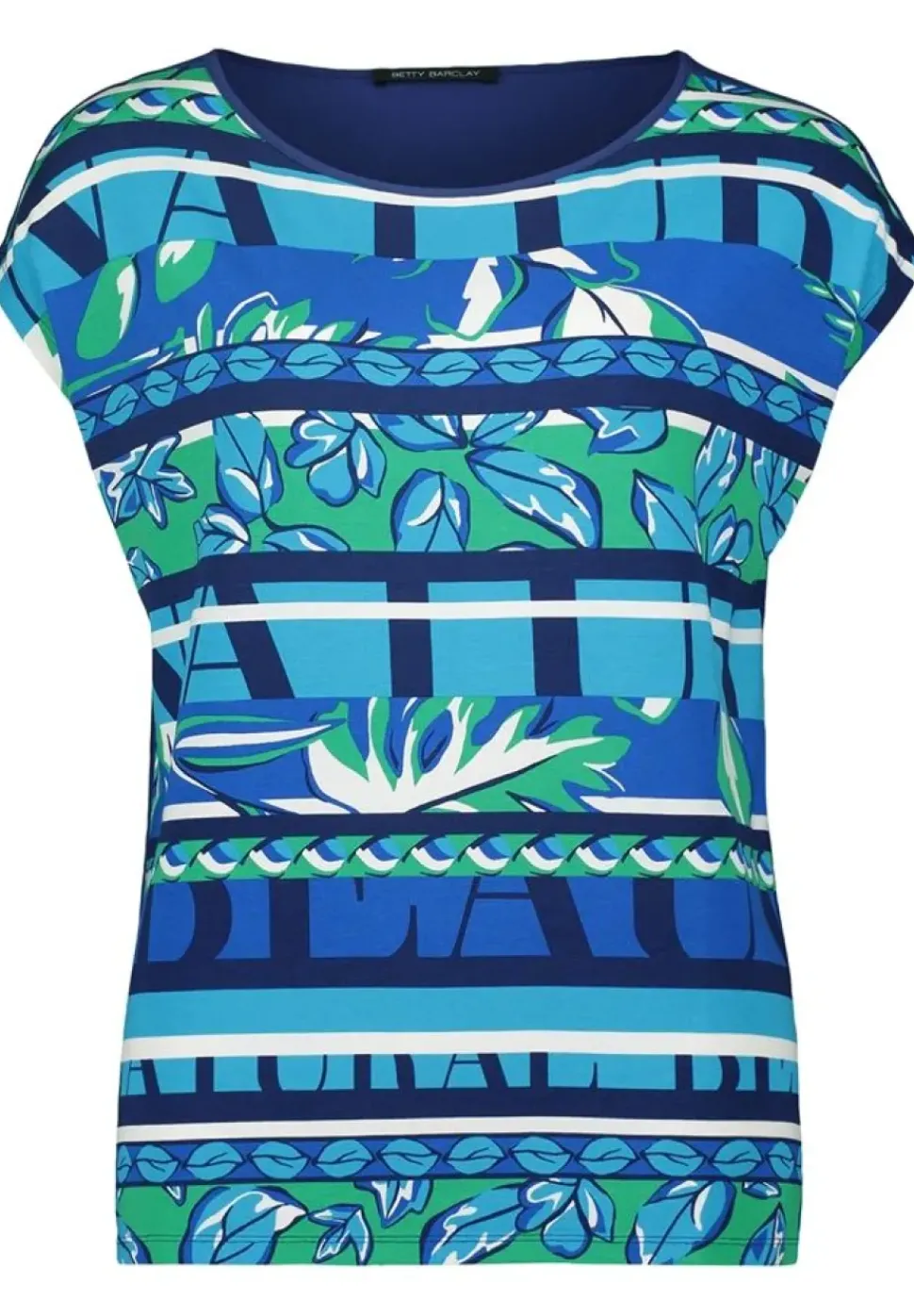 Betty Barclay T - Shirt Rundhals gemustert blau S14 20812218