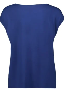 Betty Barclay T - Shirt Rundhals gemustert blau S14 20812218