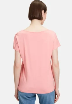 Betty Barclay T- Shirt V - Ausschnitt salmon rosa S14  20931007
