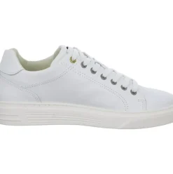 Bullboxer Herren Sneaker Schnürschuh Leder weiß S13 213K26611F