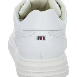 Bullboxer Herren Sneaker Schnürschuh Leder weiß S13 213K26611F
