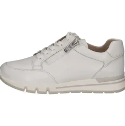 Caprice Damen Sneaker Leder Wechselfußbett H- Weite weiß S14 9-23753-42