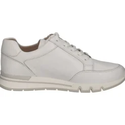 Caprice Damen Sneaker Leder Wechselfußbett H- Weite weiß S14 9-23753-42