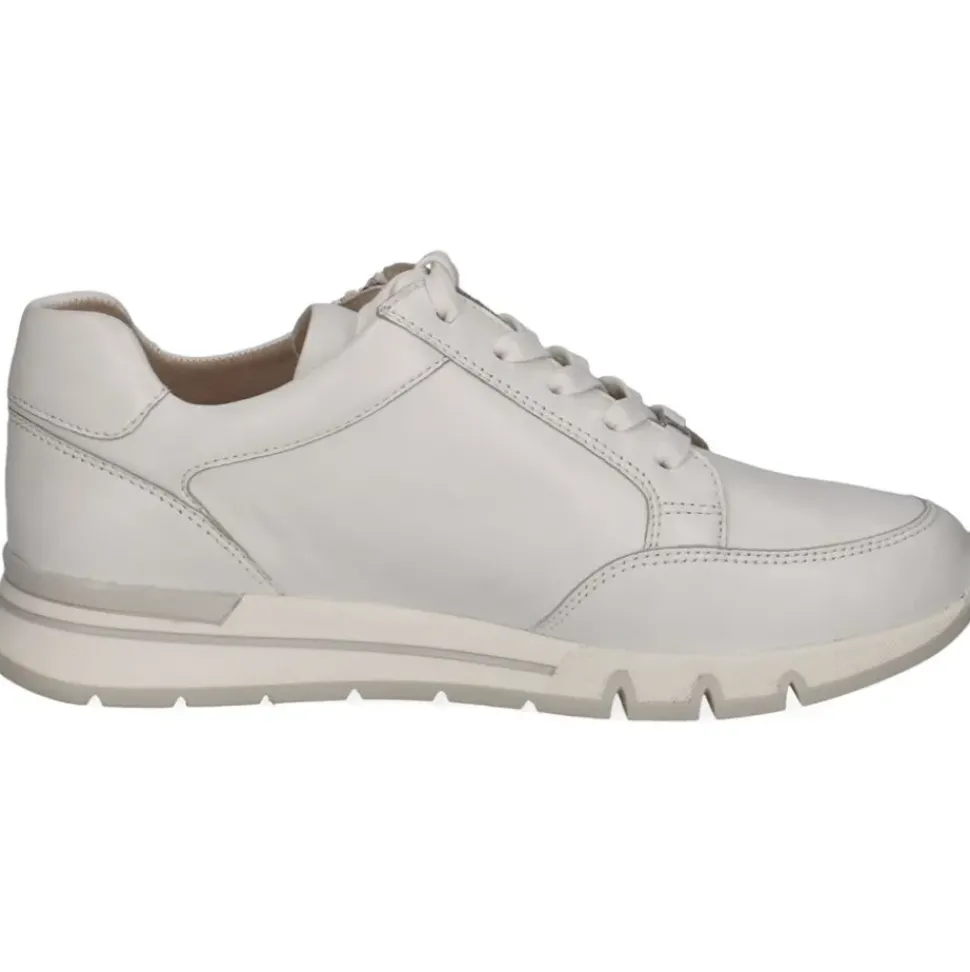Caprice Damen Sneaker Leder Wechselfußbett H- Weite weiß S14 9-23753-42
