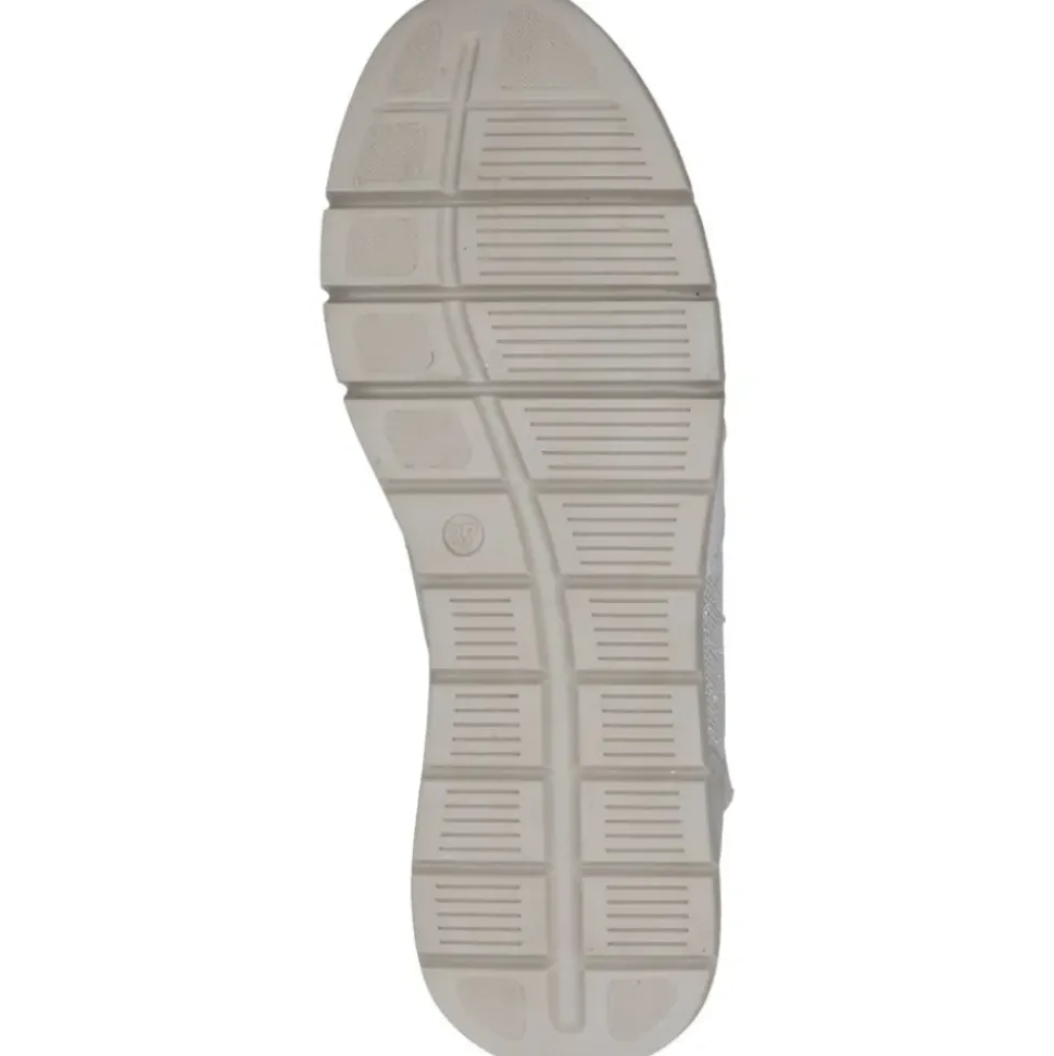 Caprice Damen Sneaker sportlich Materialmix H- Weite Wechselfußbett weiß S14 9-23754-42